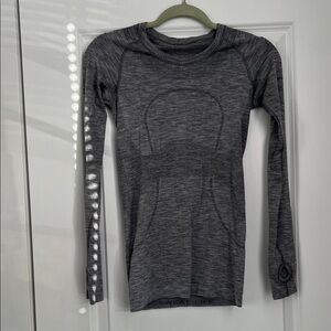 Lululemon Athletica Swiftly Tech Long-Sleeve Shirt Grey